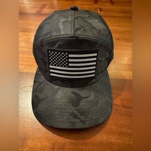 Black Eagle Adult Unisex Black Camouflage USA flag Patriotic Hat Cap